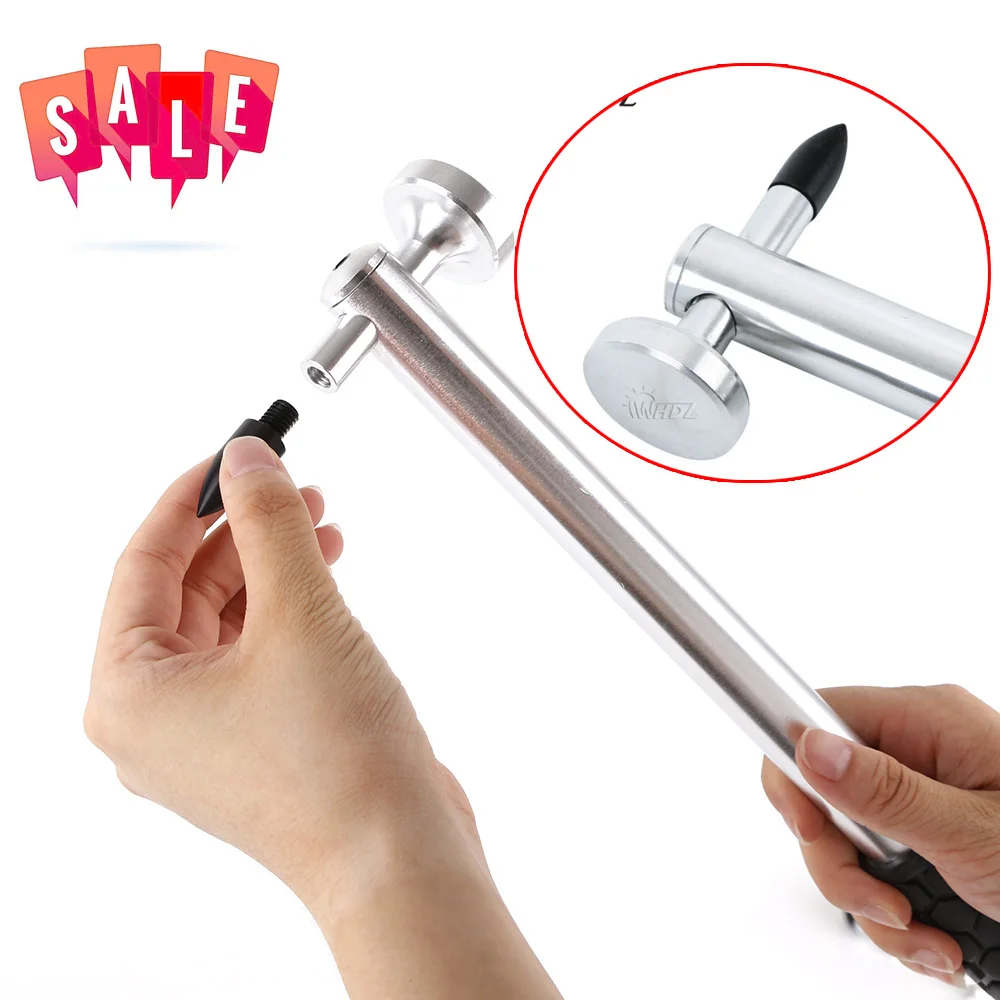 

WHDZ hot sale Tools Paintless Car Dent Repair Tools Aluminum Dent Hail Hammer kit With Tip For Car Dent hand tool