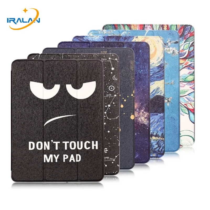 

Slim Painted PU Leather Flip Case For Apple iPad pro 10.5 2017 With Pencil Holder for iPad pro 10.5 inch Tablet Cover+Free Film