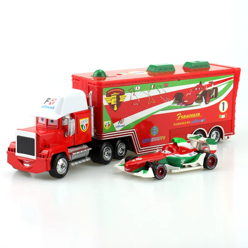

Disney Pixar Cars Toy Car Francesco Bernoulli Mack Truck 1:55 Metal Toy Alloy Car Diecasts & Toy Vehicles Car Model Toys