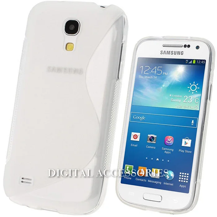 Для samsung Galaxy S4 mini i9190 высококачественный разноцветный s-образный гибкий мягкий гелевый ТПУ силиконовый тонкий чехол-накладка