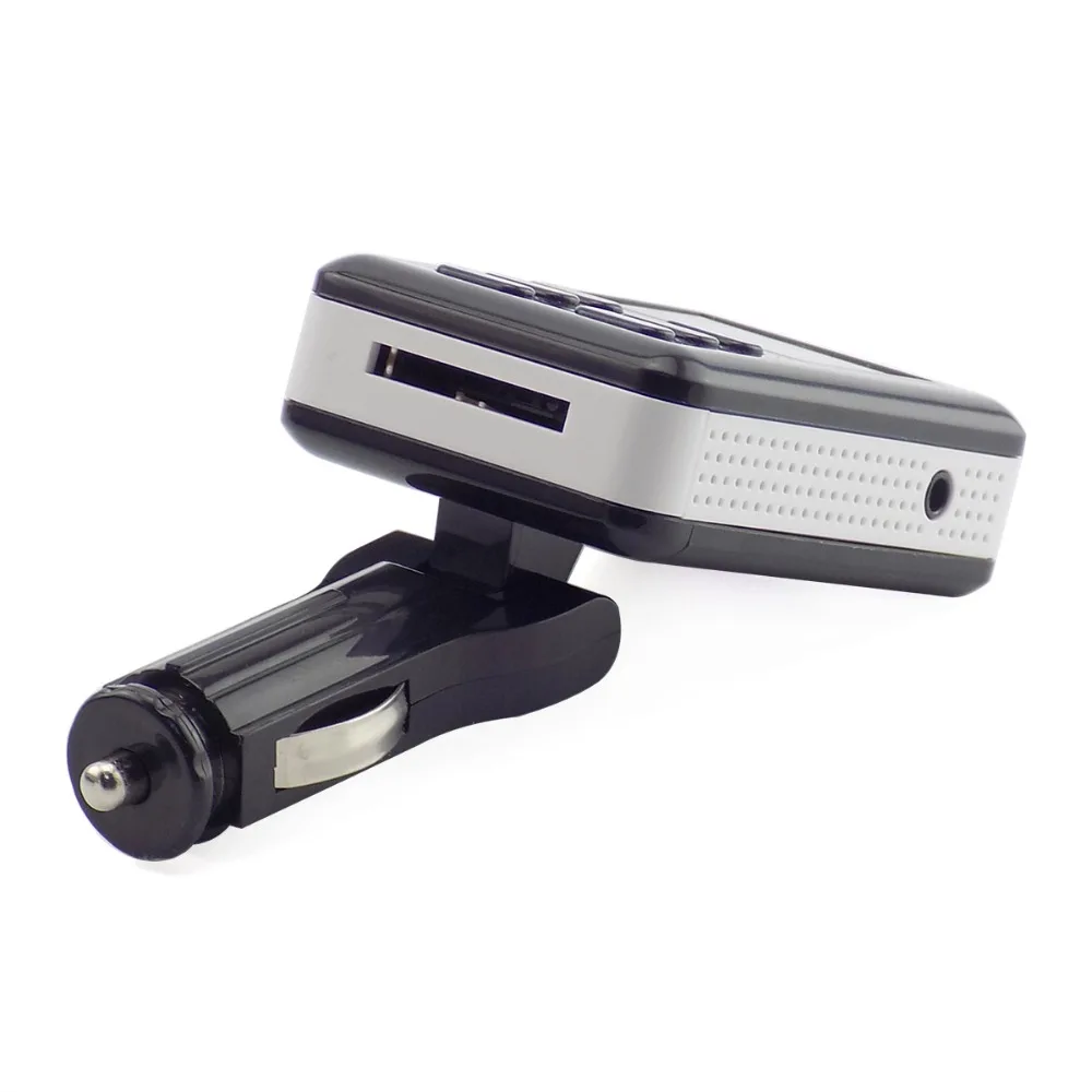 Siparnuo Handsfree Bluetooth Car Kit Wireless FM Transmitter USB SD LCD Transmitter FM Bluetooth Voiture MP3 Mic Remote Control
