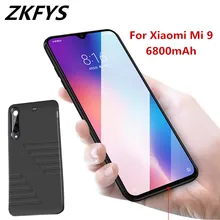 ZKFYS быстрое зарядное устройство для телефона чехол для батареи для Xiaomi Mi 9 чехол для батареи 6800 мАч Высокое качество внешний аккумулятор крышка для батареи