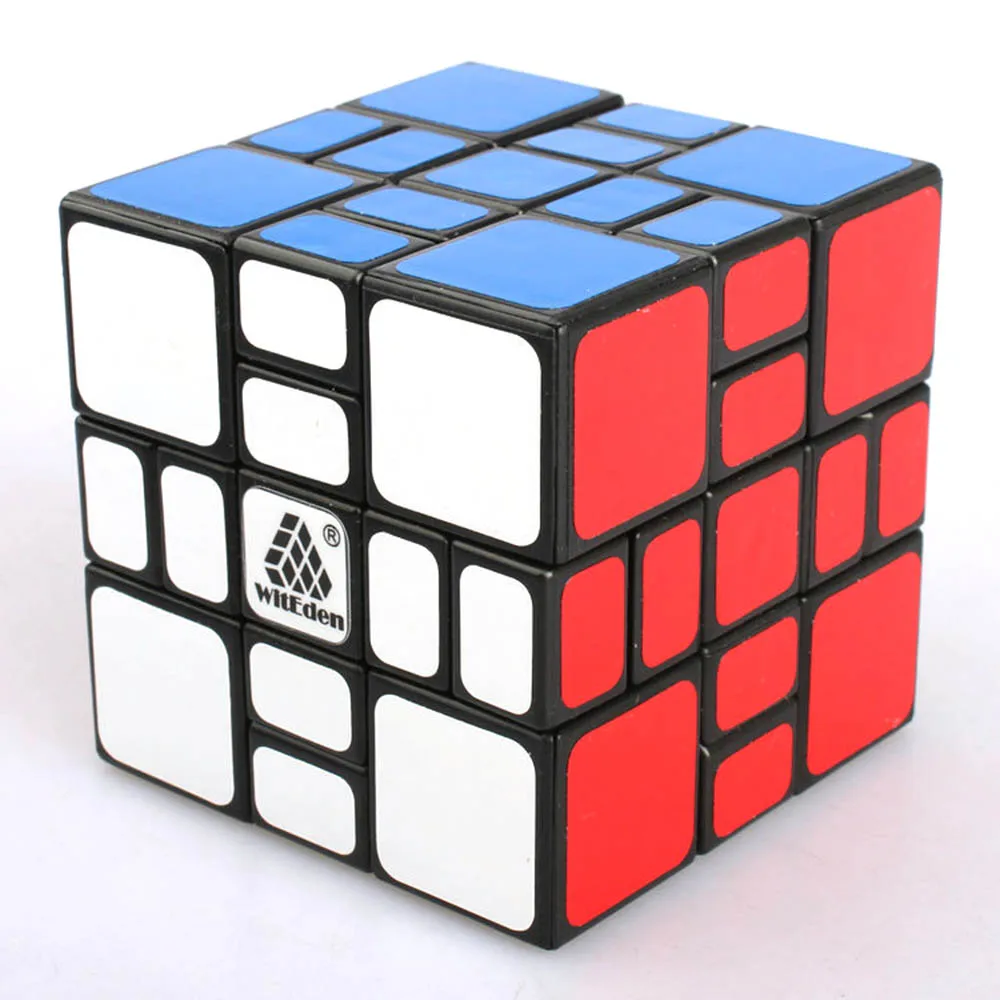 WitEden Black 3*3*3 Mixup Plus Magic Cubes Puzzle Speed Competition Cube Educational Toys Gifts for Kids Children WitEden Black 3*3*3 Mixup Plus Magic Cubes Puzzle Speed Competition Cube Educational Toys Gifts for Kids Children