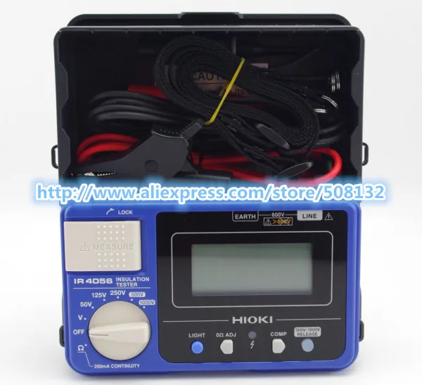 HIOKI IR4056 20 5 диапазонный от 50 до 1000 в цифровой тестер сопротивления изоляции!|insulation