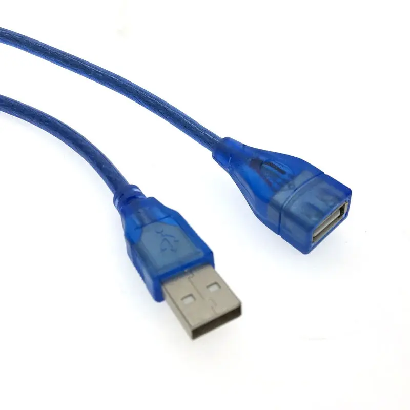 USB Удлинительный кабель 5 м из чистой меди прозрачный синий usb накопитель 1 10 папа