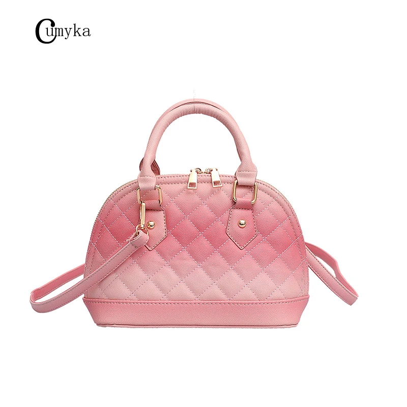

CUMYKA Fashion Spring Summer Handbags Shell Bags For Women Casual Gradient Color Ladies Handbag Tote Crossbody Message Bags