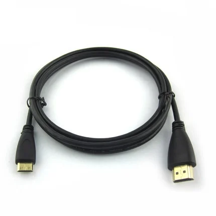 1 фут 0,3 м 0,5 м 1 м 1,5 м 2 м 3 м 5 м 1,4 В/2,0 в Высокое качество MINI HDMI к HDMI Кабель привести C к позолоченному 3D HDTV