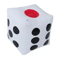 32cm Inflatable Blow Up Cube Dice Casino Poker Party Decorations Pool Beach Toy