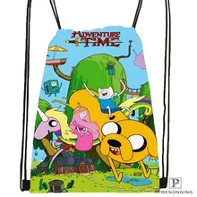Custom adventure time Drawstring Backpack Bag Cute Daypack Kids Satchel Black Back 31x40cm 2018611 1 14