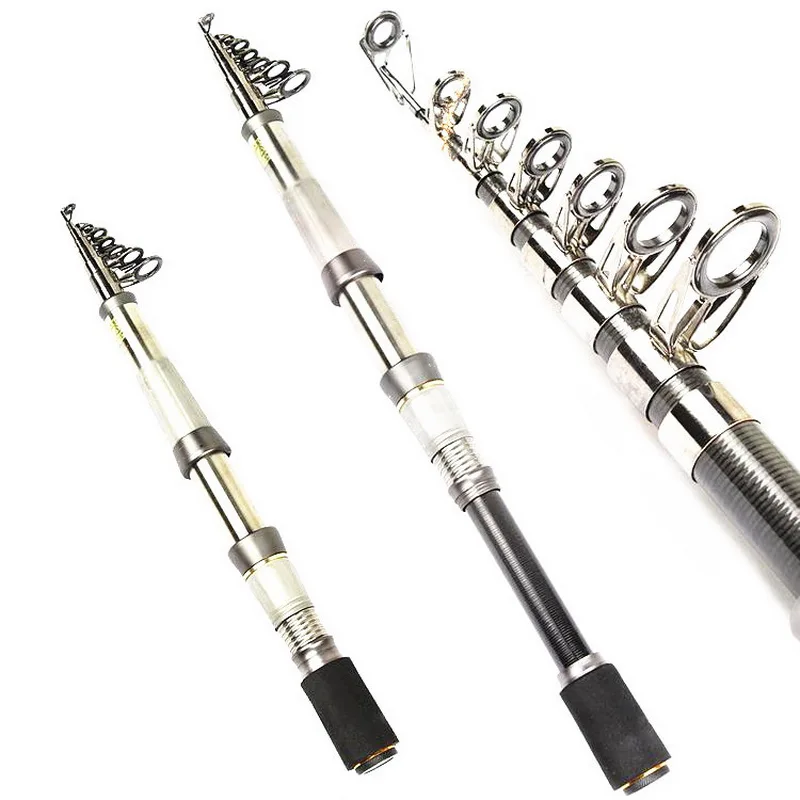 Stainless Steel Telescopic Fishing Rod Carbon Surf Casting