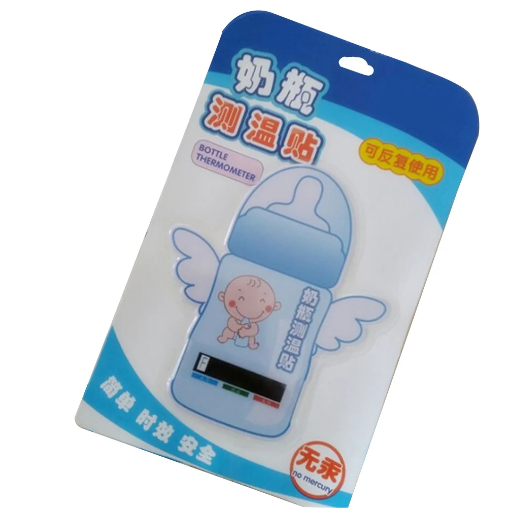 

Infant Milk Bottle Temperature Test Strip Thermometer Sticker LCD Display Durable Flexible No Safe Reusable Baby Care