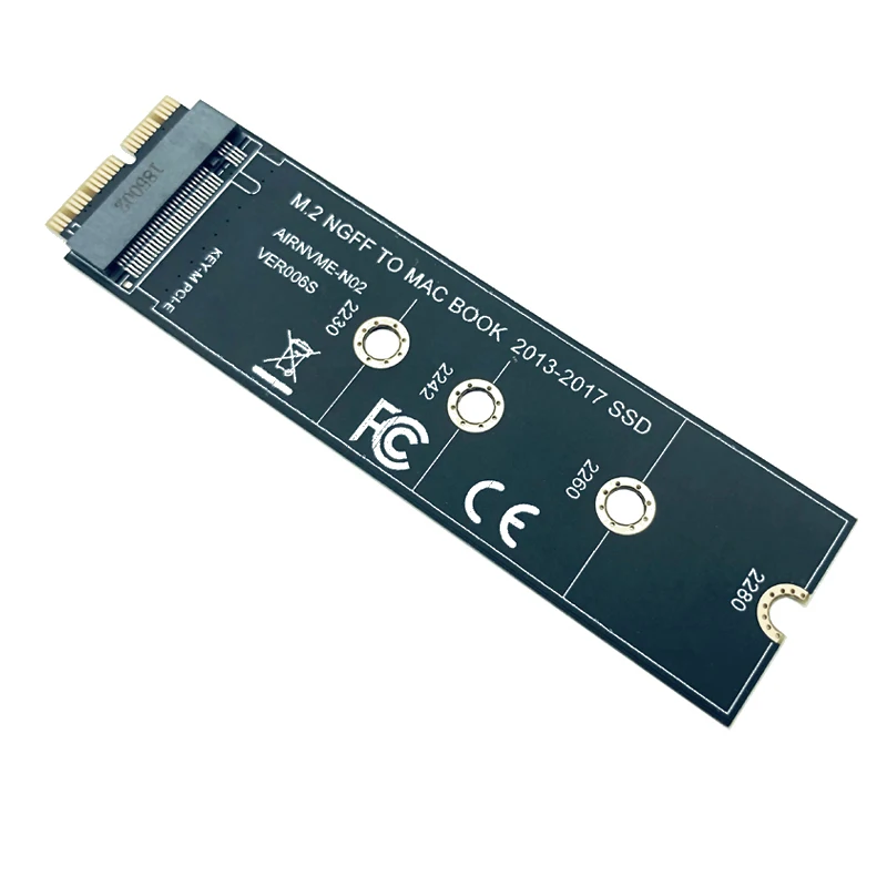 H1111Z Разъемы Адаптера SSD M2 на для Macbook Air 2013 2014 2015 2016 2017 M. 2 M ключ PCIe X4 NGFF ноутбука