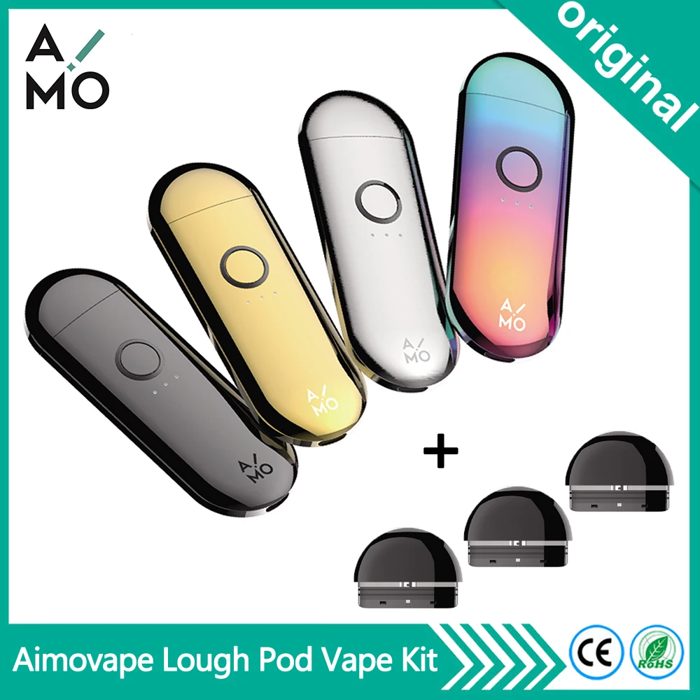 Оригинальная электронная сигарета OVNS Aimovape Lough Pod Vape Kit все в одном испаритель с