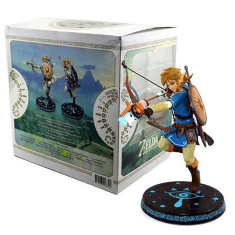 

32cm The Legend of Zelda Link Wilderness PVC Statue Figure Collectible Model Toy