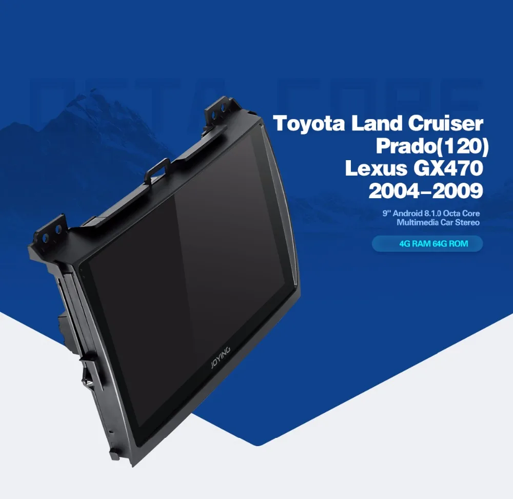 Sale JOYING 2 Din CAR RADIO 9 inch Android 8.0 GPS Navi auido Player Carplay for Toyota Land Cruiser Prado(120) Lexus GX470 200-2009 9 Sale JOYING 2 Din CAR RADIO 9 inch Android 8.0 GPS Navi auido Player Carplay for Toyota Land Cruiser Prado(120) Lexus GX470 200-2009 9