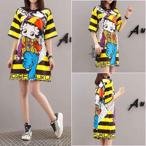 

Beatiful High Quality 27colors New Fashion Women Work Wear Spring Autumn Slim Printed Shirt Loose Character Cartoon Tops Mickey