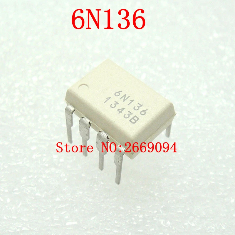 

50pcs /100pcs 6N136 DIP8 DIP DIP-8 photoelectric coupler new and original free shipping