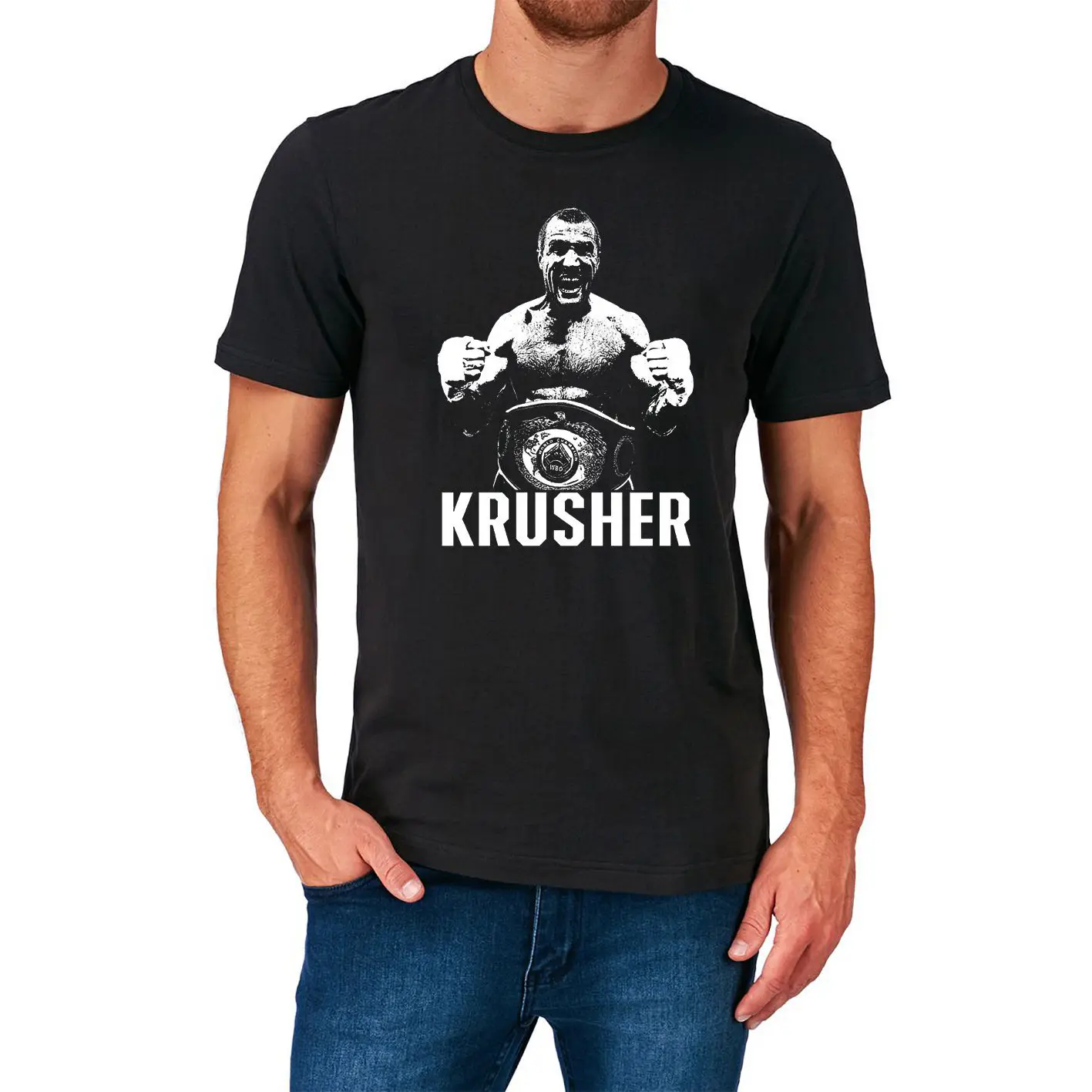 SERGEY KOVALEV футболка боксерские перчатки боксер Россия Русский тяжеловесный KRUSHER