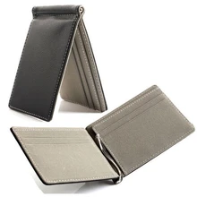 Качественные креативные короткие кошельки с зажимом для денег, мужские кошельки из искусственной кожи с зажимом, держатель для доллара, известный бренд, мужские Волшебные Роскошные деловые кошельки