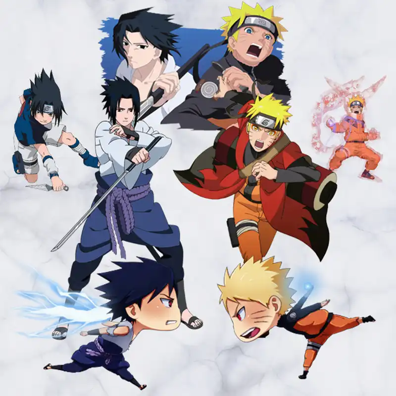 Big Size 90 60cm Naruto Anime Sticker 3d Visual Effect Wallpaper
