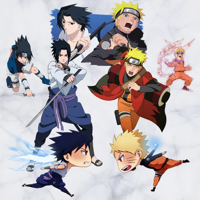  Ukuran  besar 90 60 cm Naruto Anime  Sticker Efek Visual 3D 