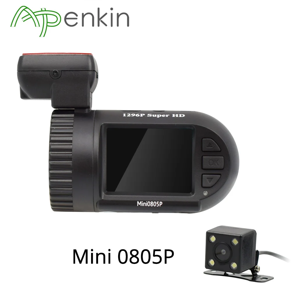 

Arpenkin Mini0805P Car Dashcam Dual Lens Rearview Mirror Camera FHD G-senser Parking Guard Low Voltage Protection Capacitor DVR