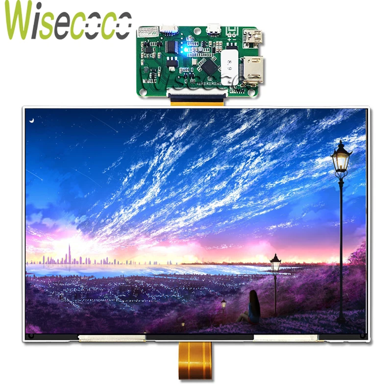 Wisecoco 8,9 дюймов 2 к ЖК-модуль 2560x1600 ЖК-экран MIPI к HDMI Плата DIY проектор Комплект 3d принтер DLP SLA панель TFTMD089030