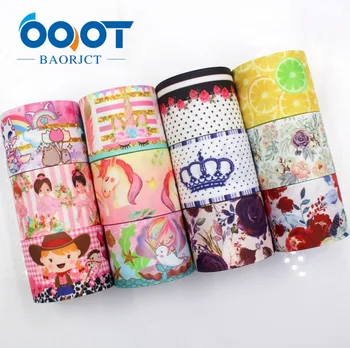 

OOOT BAORJCT G-18912-1092,38 mm 10 yards Cartoon Ribbons Thermal transfer Printed grosgrain,DIY Gift wrapping material.