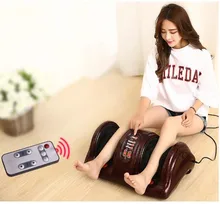 Electric Health Care Foot Massage Machine Leg Relax Rollers Shiatsu Heat Foot Massager Device kneading feet gua sha electric antistress therapy rollers shiatsu kneading foot legs arms massager vibrator foot massage machine foot care device new