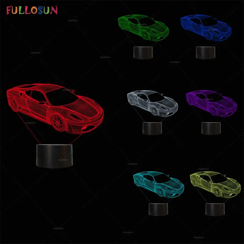 3d illusion lamp truck