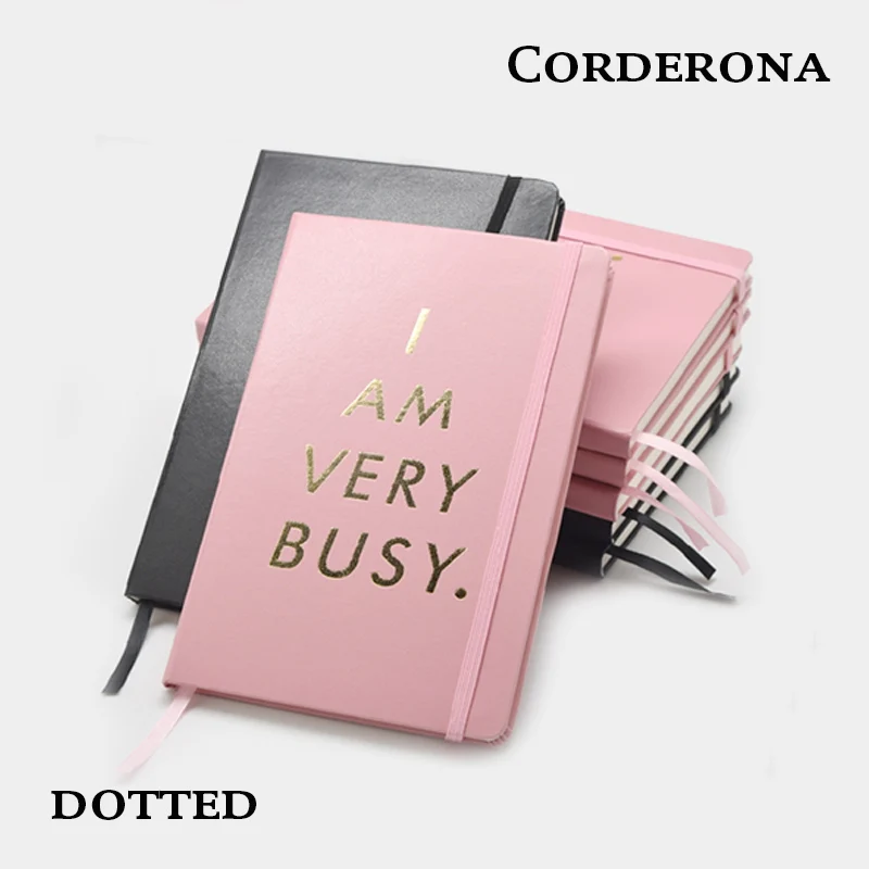 

Dot Grid Fashion Hand Bullet Notebook Lattice Grid Creative Stationery Libretas Cuadernos Dotted Journal Bujo