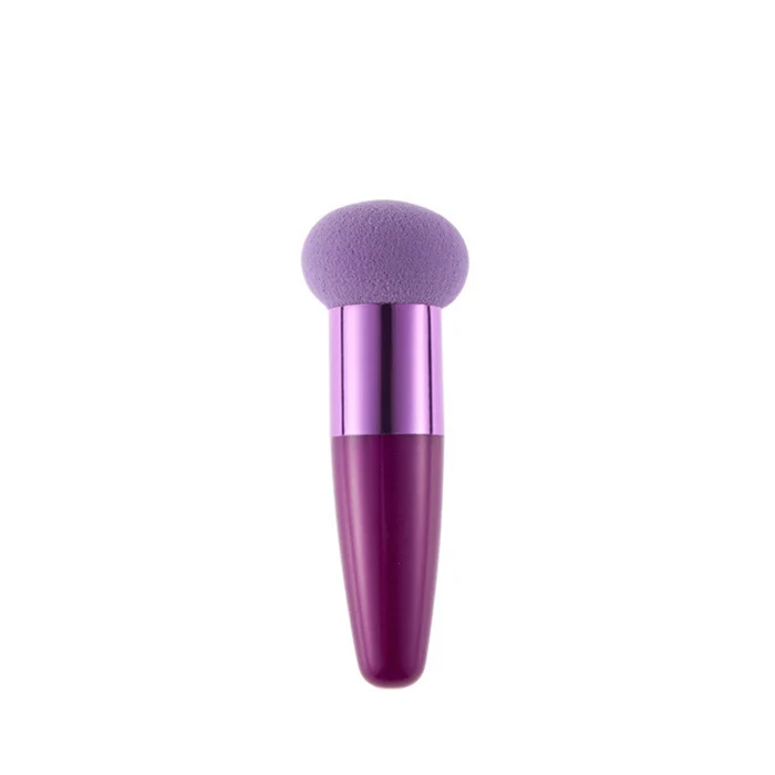 Fashion Women Makeup Puff With Handle Latex Dry Wet Dual-purpose Face Sponge Foundation Blender For Lady Cosmetic Makeup Tool - Цвет: 01