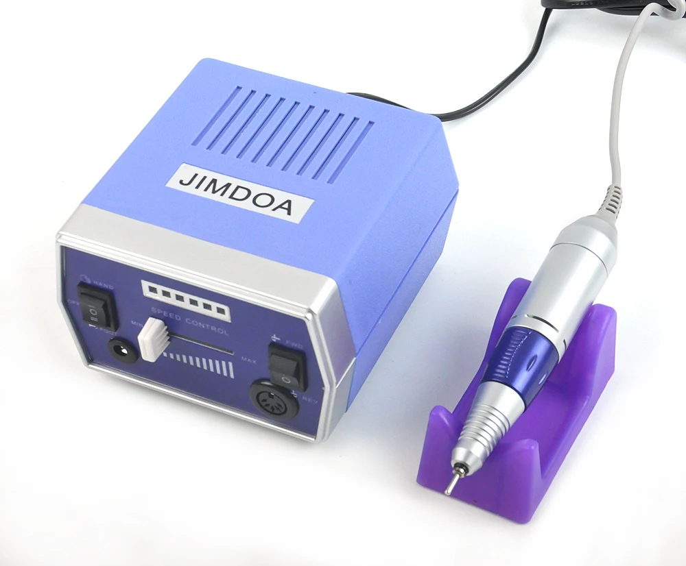 

New Arrival Pro Electric Nail Drill Deivce 15W 30000RPM 220V/110V Nail Art Polishing Machine with Drill Bits Foot Pedal