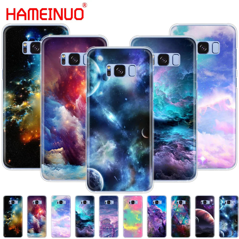 

HAMEINUO outer space stars planet cell phone case cover for Samsung Galaxy S9 S7 edge PLUS S8 S6 S5 S4 S3 MINI