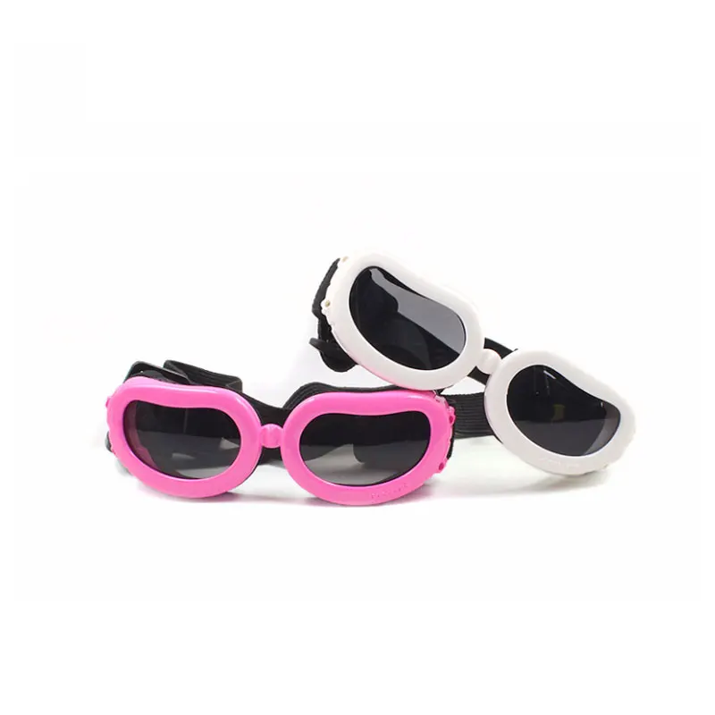 Солнцезащитные очки для собаки маленький щенок кошка Мода Регулируемые очки для путешествия водонепроницаемый ветрозащитный защита для глаз солнцезащитные очки с УФ фильтром