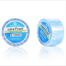10 рулонов 2,54 см 3 метров Синтетические волосы на кружеве волосы лента клейкая поверхность с двух сторон воды-доказательство супер лента для наращивания волос кружево парика-накладка