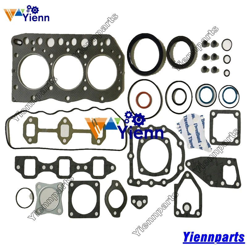 Yanmar 3D75 3TN75 3TNV75 Overhual gasket kit with head gasket 119865-01331 (2)