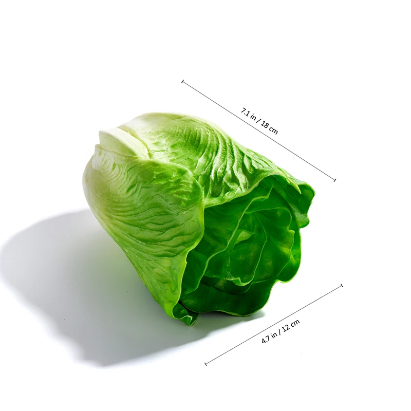  Artificial fake decorative real touch PU teaching Props lettuce faux vegetables Pretend Play photog - 32990990367