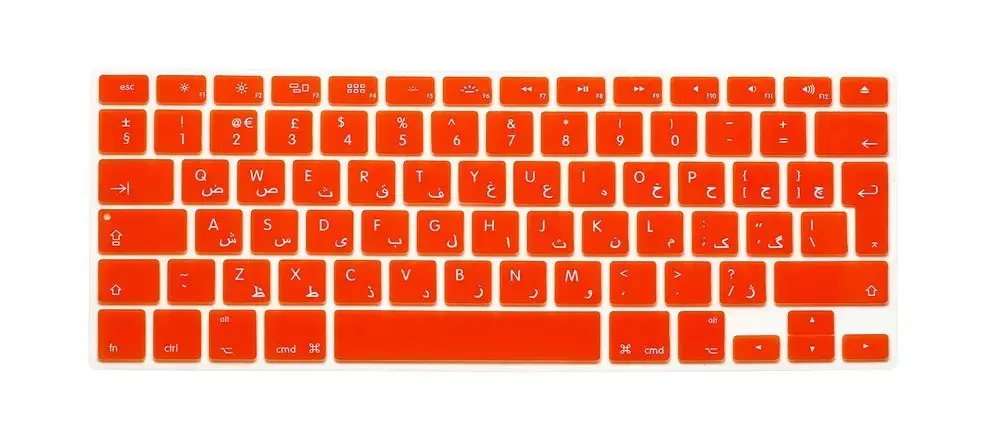 Арабский силиконовый чехол для Apple macbook Air Pro Retina 13 15 17 mac book laptop Skin|silicone keyboard cover|keyboard