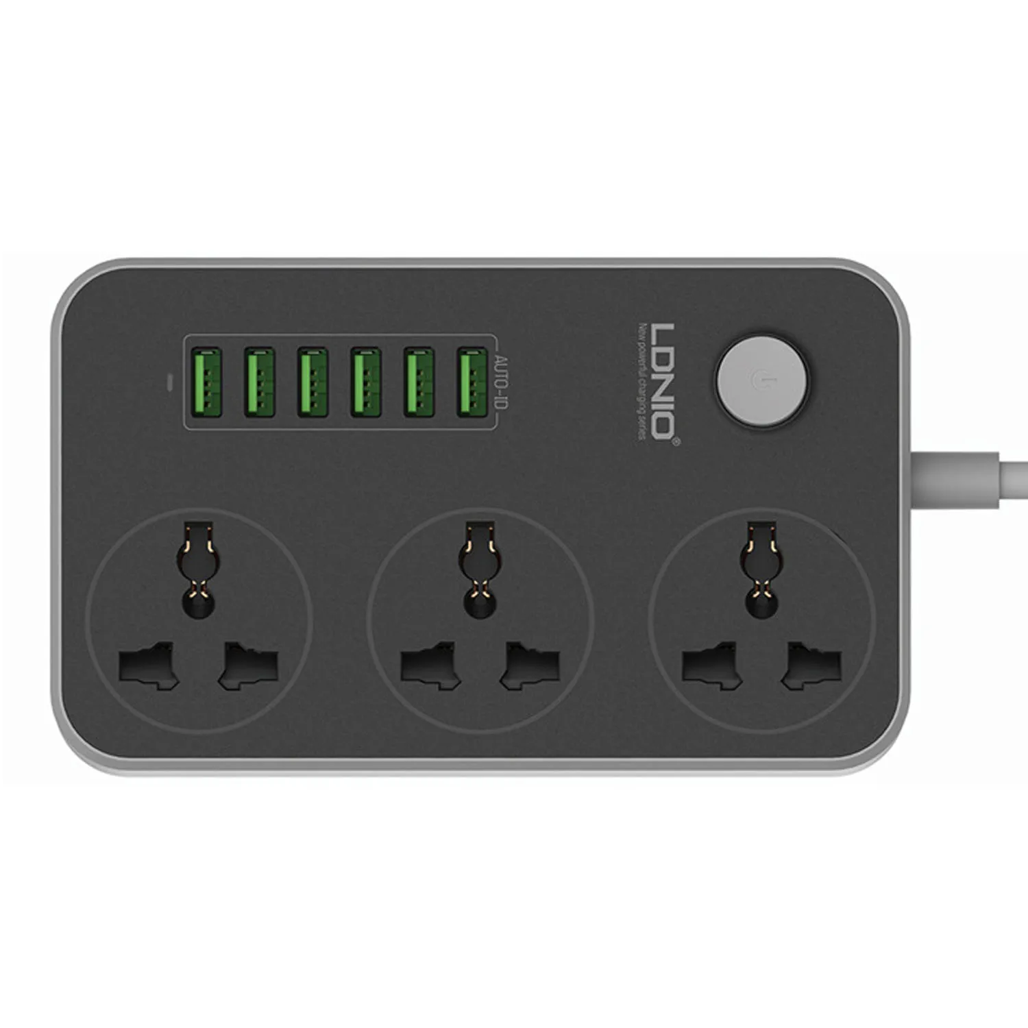 Универсальные удлинители Besegad с 6 USB портами 3 розетки защита от перенапряжения 2 м