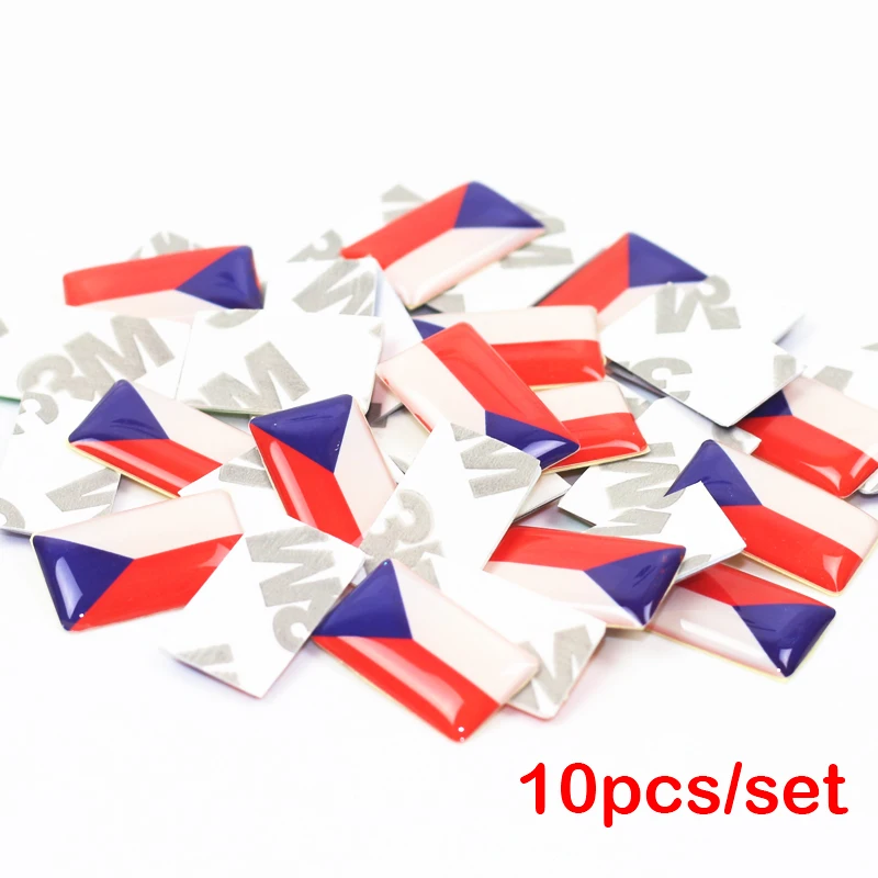 

10pcs/lot, New Car styling Czech republic small Decorative Badge Hub caps Steering wheel for Volvo VW AUDI Car Emblem Sticker