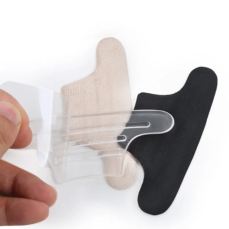 

1Pair Heel Back Pad Heel Cushion Soft Silicone Invisible Silica Gel Anti-Slip High for Protect your foot from Pain and Blister