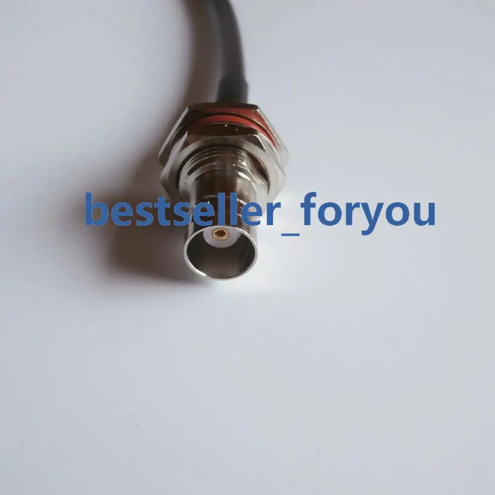 RPSMA male к BNC female nut RF coax кабель адаптер RG58 для BaoFeng 100 см|Соединители| |