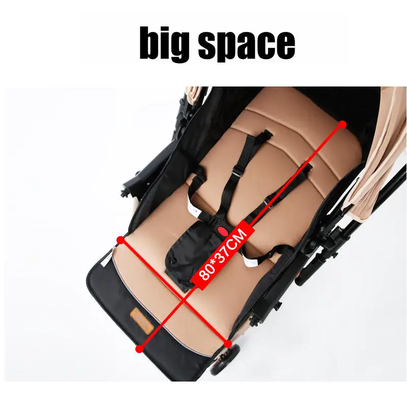  Two Way Push Baby Stroller with Foot Cover 6.5KG lightweight baby carriage can sit can lie stroller