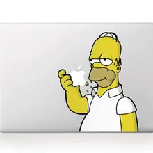 10 шт. Лидер продаж DIY личность виниловая наклейка Стикеры для Apple Macbook Air/дюймов Pro 13 дюймов ноутбук мультфильм кожи MEAFO