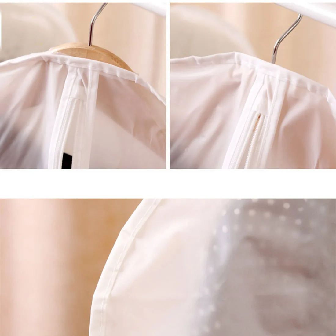 

Dress Cover Useful 1Pcs Dress Clothes Garment Suit Cover Case Dust Proof Storage Bags Protector