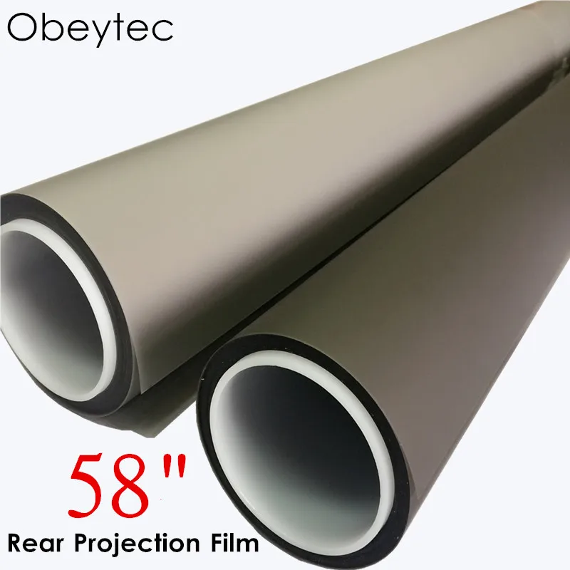 Самоклеящаяся прозрачная пленка для задней проекции obeycrop 58 дюймов