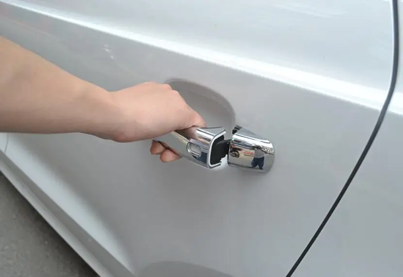 ABS chrome door handle cover trim 8pcs For Audi Q3 2012 2015in