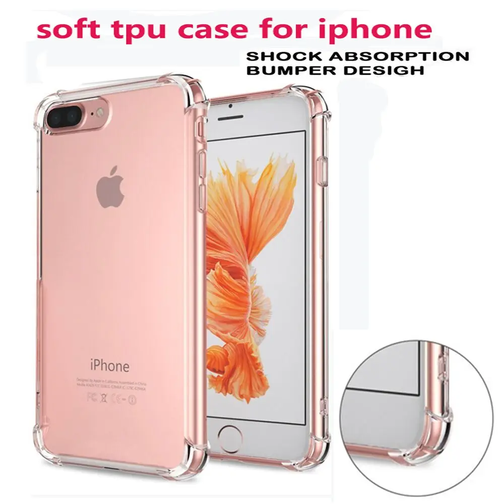 Чехол для iphone 7 6x8 5s 5 6s plus силиконовый чехол телефона задняя крышка мягкий супер
