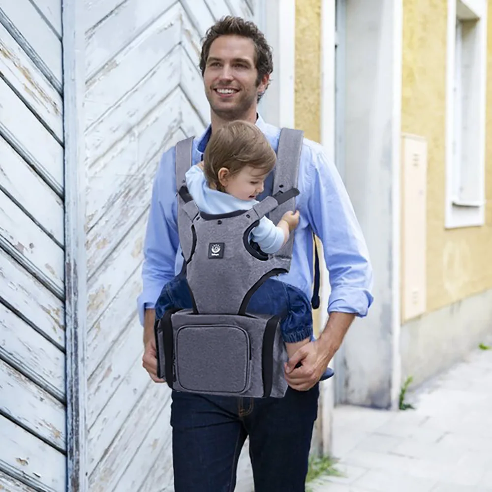 

360 All in One Ergonomic Baby Carrier Multi Position Soft Sling Baby Travel Bag for Carrying Bottles Diapers wet tissueToys